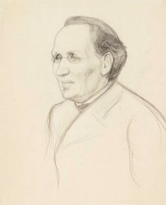 Portrait Study of Professor Strömborg, Bust by Albert Edelfelt