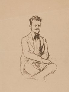 Portrait of Jean Sibelius by Albert Edelfelt
