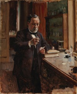 Portrait of Louis Pasteur, Study by Albert Edelfelt
