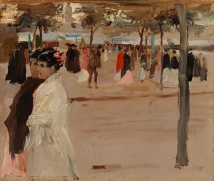 Study for the Shore Road, Seville by Albert Edelfelt