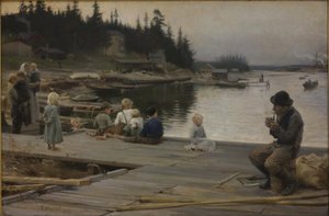 Summer Evening at Hammar