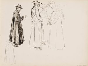 Clergy by Albert Edelfelt