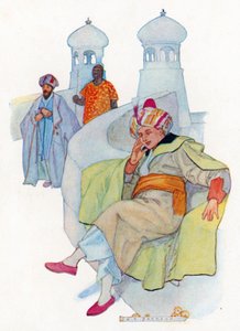 Abov Hassan Was Seated on the Bridge