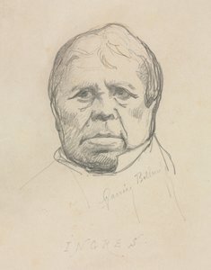 Portrait of Ingres by Albert Ernest Carrier Belleuse