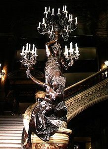 Torchere from the Grand Staircase by Albert Ernest Carrier Belleuse