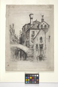 Rio Della Senza, Venice by Albert Fitch Bellows