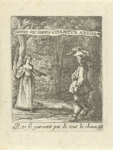 Man and Woman in Forest by Albert Flamen