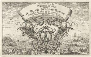 Seascape through Ornamental Weapon Fish and Other Sea Creatures - Saltwater Third Series (series title) by Albert Flamen