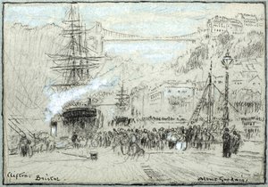 Clifton, Bristol by Albert Goodwin