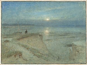 Galley Hill, The Vanishing Coastline, Bexhill by Albert Goodwin