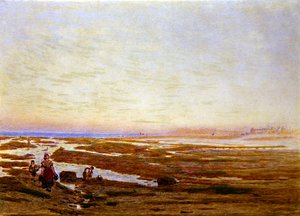 Low Tide on the South Coast, near Brighton by Albert Goodwin