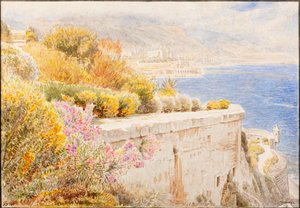 Monaco by Albert Goodwin