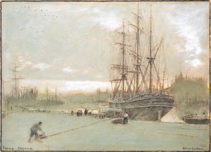 Palma, Majorca by Albert Goodwin