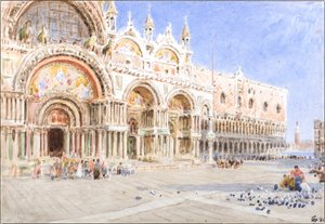 St Marks, Venice by Albert Goodwin
