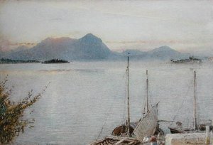 Sunrise from Baveno, Lago Maggiore