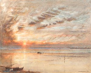 The City in the Sea by Albert Goodwin