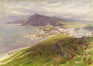 The Coast at Ilfracombe, North Devon by Albert Goodwin