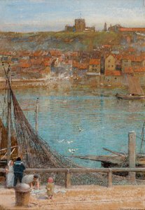 Whitby, undated by Albert Goodwin