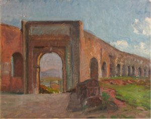 Porta Furba. Rome by Albert Gottschalk