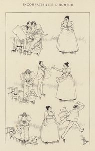 Incompatibility of Temper by Albert Guillaume