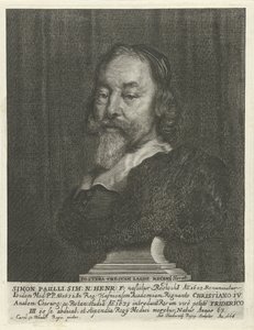 Bust of Simon Paulli by Albert Haelwegh