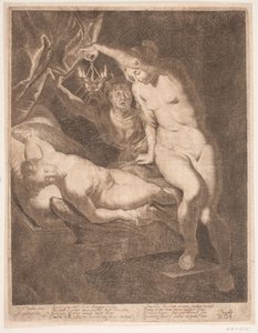 Psyche and the Sleeping Cupid by Albert Haelwegh