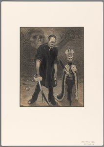 Design for a Political Cartoon: The Russian Revolution by Albert Hahn (I)