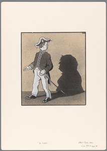 Design for a Political Cartoon: The Shadow by Albert Hahn (I)