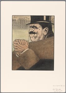 Design for a Political Cartoon: The Capitalist by Albert Hahn (I)