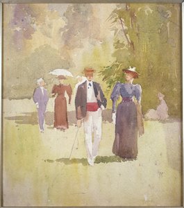 A Walk in the Park by Albert Henry Fullwood
