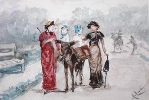 The Donkey Ride by Albert Jnr. Ludovici