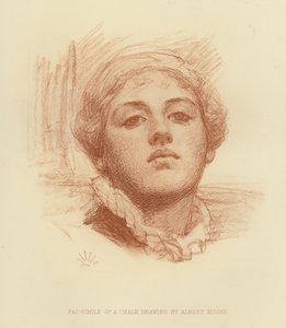 Fac-simile of a Chalk Drawing by Albert Joseph (after) Moore