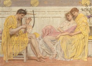 A Musician by Albert Joseph Moore