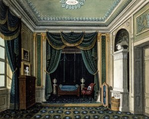 An Interior with a Sleeping Alcove by Albert Kretschmer