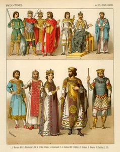 Byzantine Costume 800-1000 AD by Albert Kretschmer