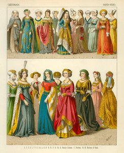 German Costume 1450-1500 by Albert Kretschmer