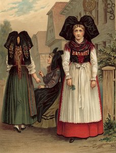 German Costume, Elsass Geispolsheim by Albert Kretschmer