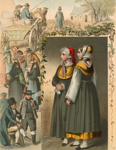 German Costume, Mecklenburg by Albert Kretschmer