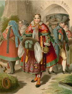 German Costume, Pommern, Weitzacker by Albert Kretschmer