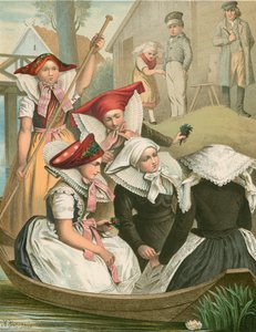 German Costume, Preussen, Spreewald by Albert Kretschmer