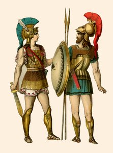 Greek Warriors by Albert Kretschmer