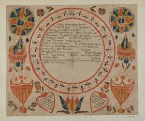 Pa. German Fraktur by Albert Levone