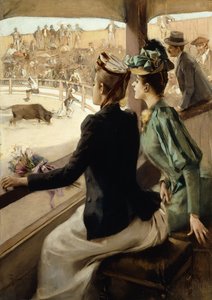 At The Bullfight by Albert Lynch