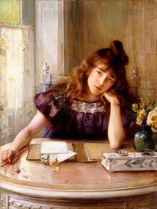 The Letter by Albert Lynch