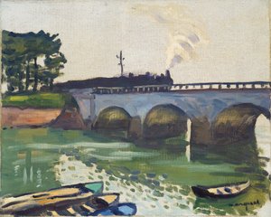 Bridge at Saint-Jean-de-Luz by Albert Marquet