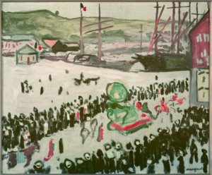 Carnival on the Beach by Albert Marquet