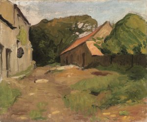 Farmyard at La Percaillerie (Normandy) by Albert Marquet