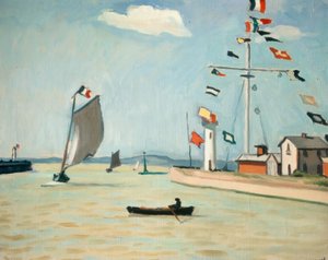 The Port of Honfleur by Albert Marquet