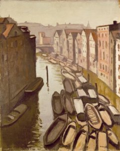 Fleet in Hamburg by Albert Marquet