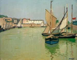 The Port of Honfleur by Albert Marquet